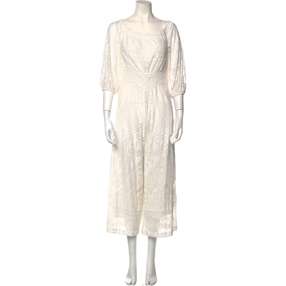 Anthropologie Farm Rio Elliot Off-the-Shoulder Jumpsuit Size S - Picture 11 of 11
